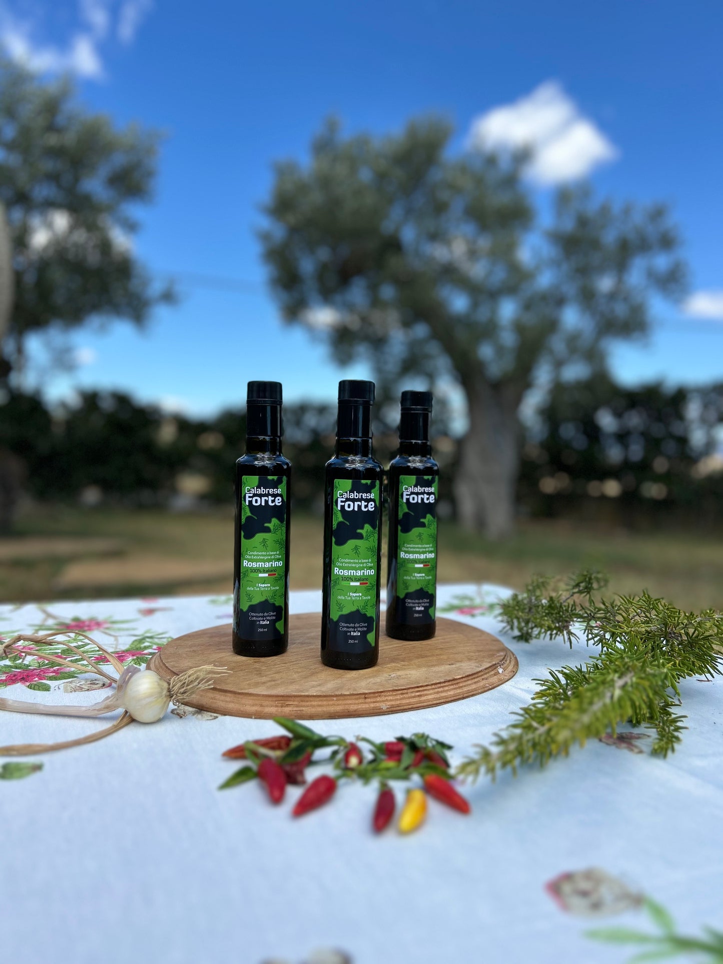 Box 3 Bottiglie - Olio aromatizzato al rosmarino