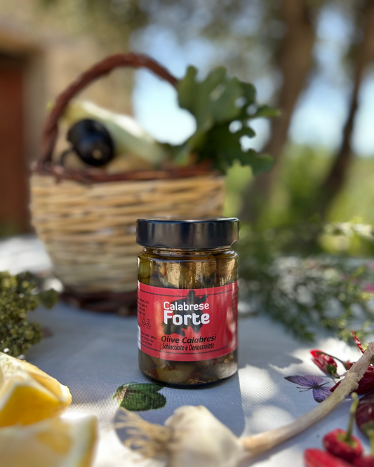 Olive schiacciate e denocciolate - 314ml