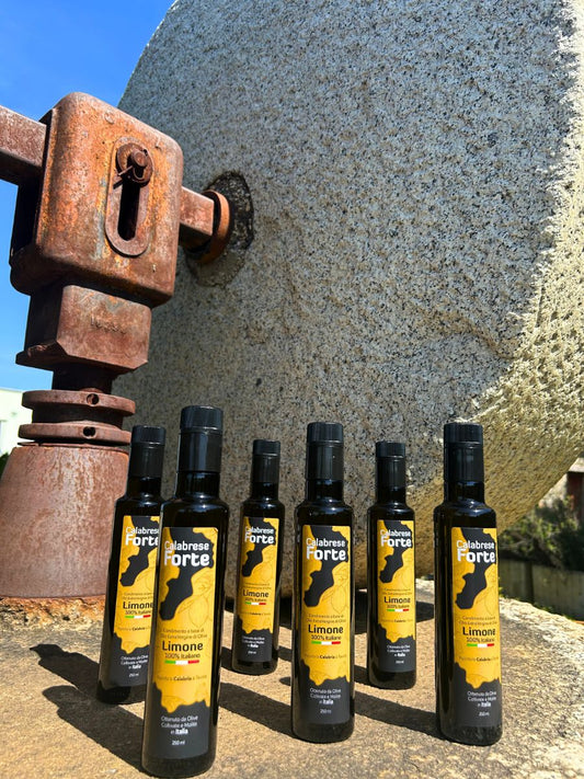 6 Bottiglie di Olio Aromatizzato al Limone