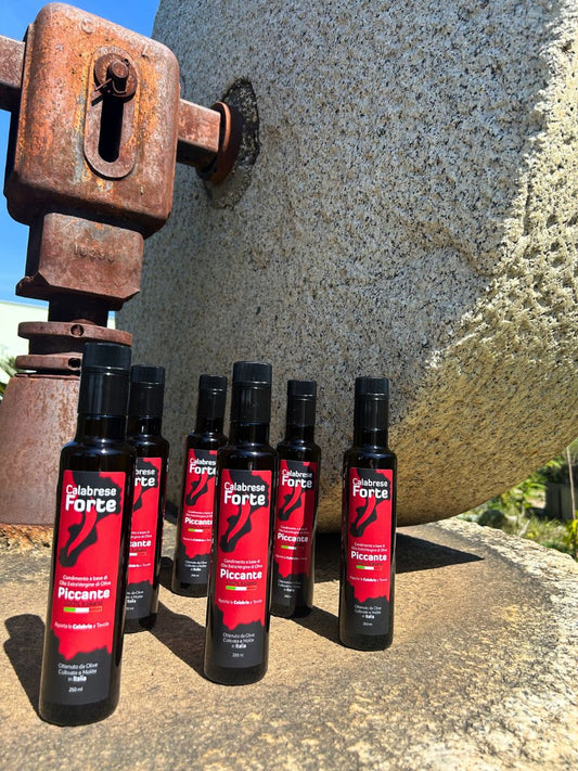 6 Bottiglie di Olio Piccante