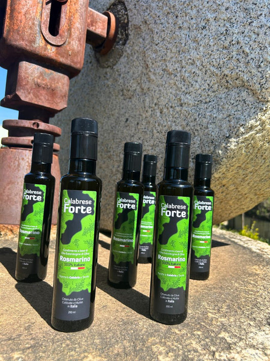 6 Bottiglie di Olio Aromatizzato al Rosmarino